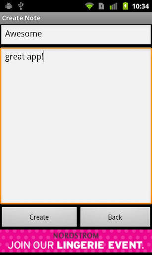 NotePad скриншот 2