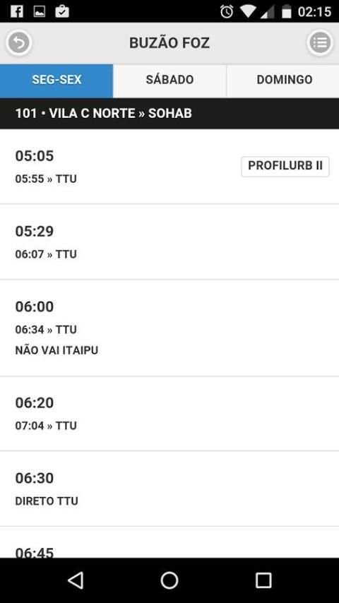 Buzão Foz Pro - Foz do Iguaçu screenshot 3