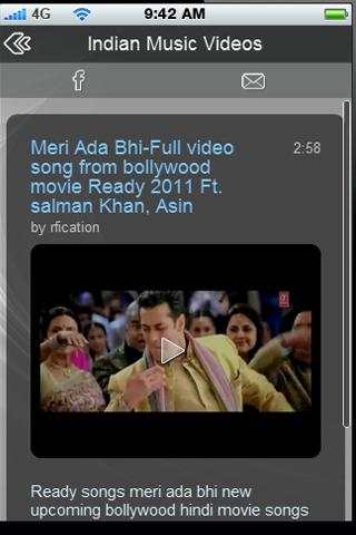 Indian Music Videos screenshot 1