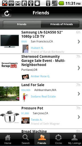 Marketplace for Oodle/Facebook screenshot 3
