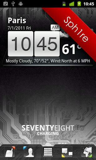 Core GO Launcher EX theme screenshot 1