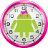 Girly Android Clock icon