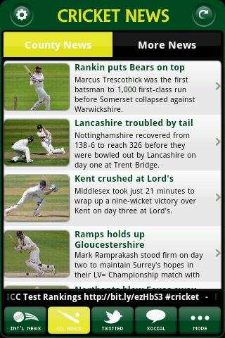 Cricket Total News screenshot 2