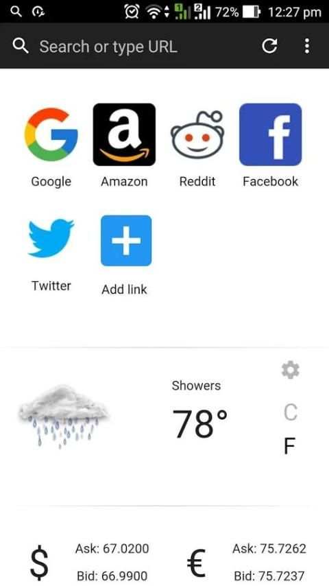 ic browser mini 6 تصوير الشاشة