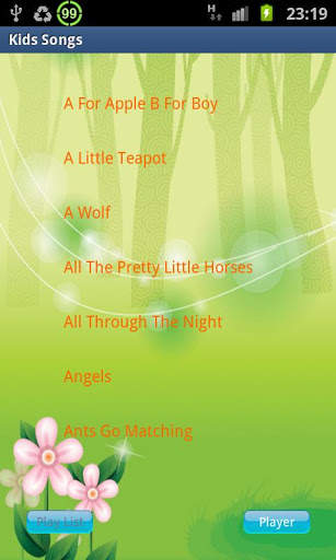 Kids Songs 1 تصوير الشاشة
