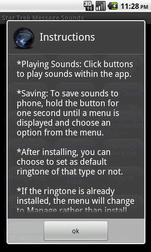 Star Trek Message Sounds screenshot 1