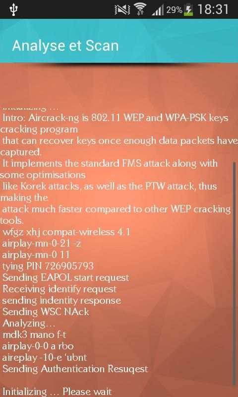 Wifi Hack Password Simulated screenshot 2