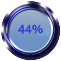 Blue Battery Disc icon