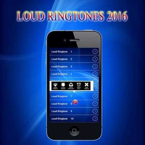 Loud Ringtones 2016 скриншот 1
