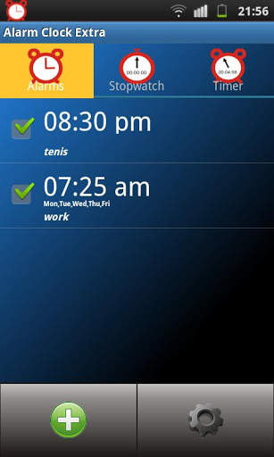 Alarm Clock Extra Freeware screenshot 1