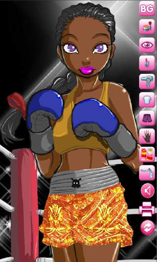 Boxing Girl Dressup Lite screenshot 3