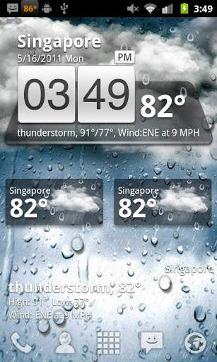 SimpleSkin GOWeatherEX screenshot 3