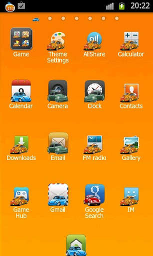 BugCar Theme Go Launcher Ex 2 تصوير الشاشة