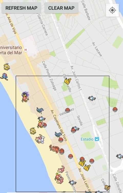 PokeRadar - Live Pokemon Map screenshot 1