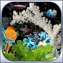 Aquarium Neon Fish Free LWP icon