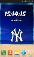 Digital Clock New York Yankees screenshot 3