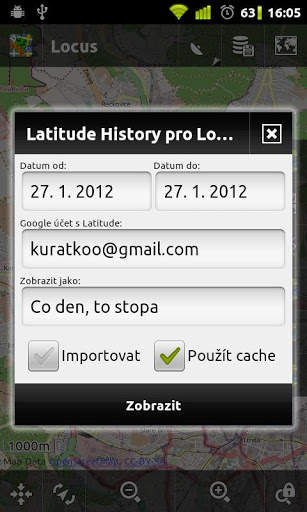 Locus - addon Latitude History स्क्रीनशॉट 1