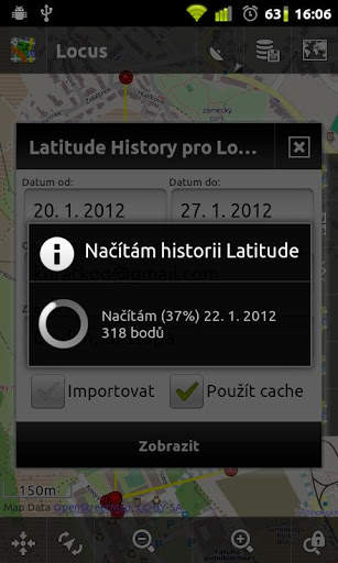 Locus - addon Latitude History स्क्रीनशॉट 2