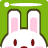 Rabbit G Theme GO Launcher EX icon