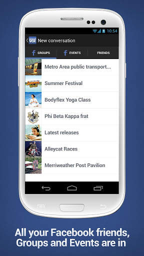 GroupVox - PTT for Facebook screenshot 3