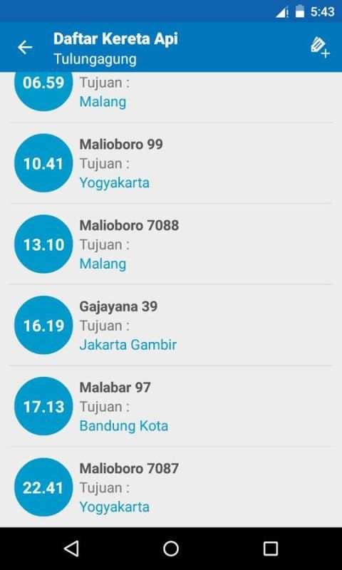 JadwalKA Kereta Api Indonesia screenshot 5