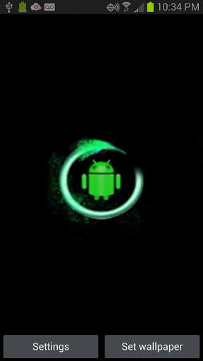 Android Ring Live Wallpaper screenshot 1
