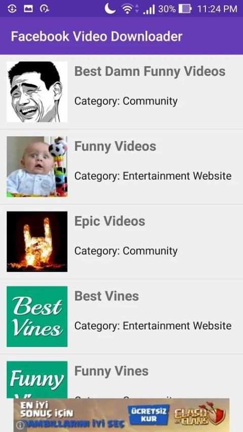 Video Downloader for Facebook screenshot 2
