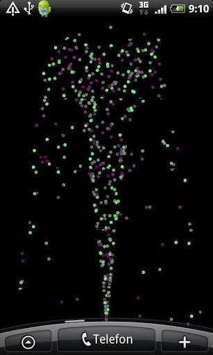 Particle Tornado LiveWallpaper 2 تصوير الشاشة