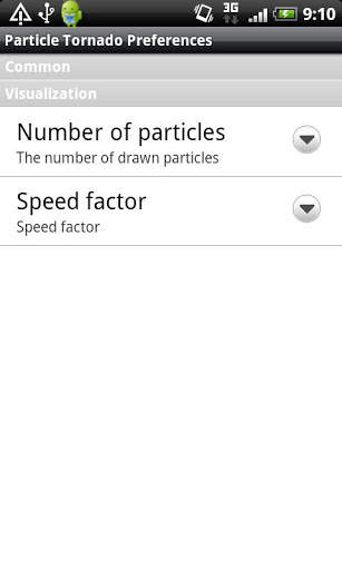 Particle Tornado LiveWallpaper 3 تصوير الشاشة