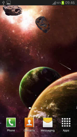 Space Live Wallpaper screenshot 4