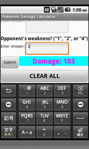 Pokemon Damage Calculator screenshot 2