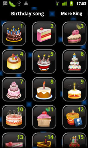 Birthday song screenshot 2