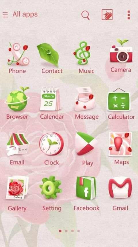 Blossom GO Launcher FREE Theme 2 تصوير الشاشة