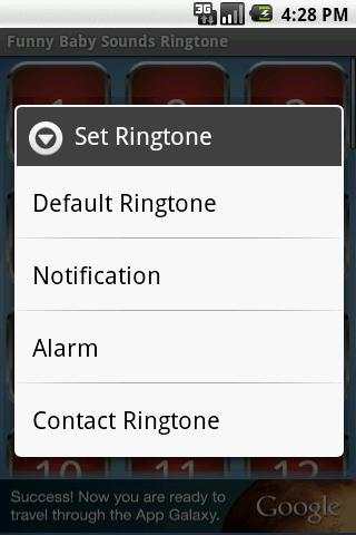Funny Baby Sounds Ringtone screenshot 2