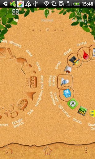 Sand Theme Go Launcher Ex screenshot 4