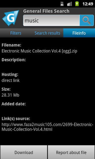 General Files Search beta screenshot 4