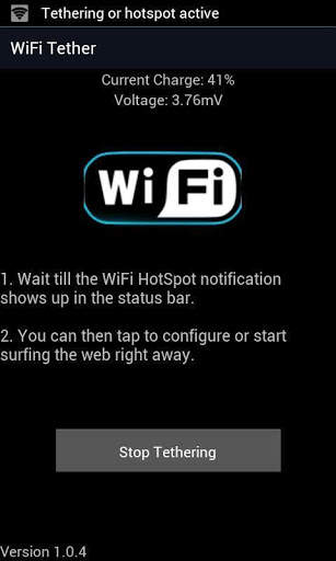 Wifi Tether No Root screenshot 1