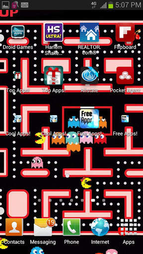 Play Pac Man So Cute LWP screenshot 1
