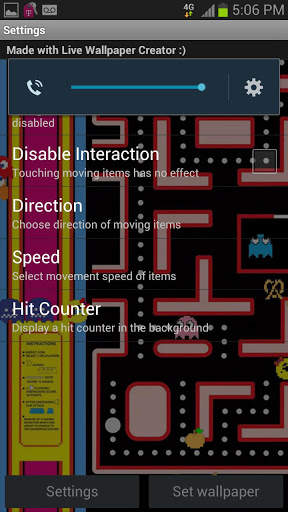 Play Pac Man So Cute LWP screenshot 2