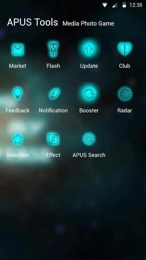 My Universe theme for APUS 1 تصوير الشاشة