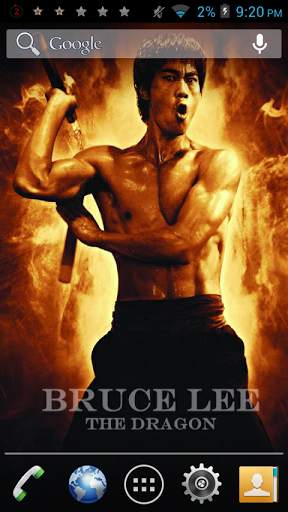 Bruce Lee Live Wallpaper screenshot 1