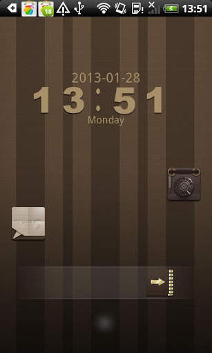 Go Locker Choco Theme स्क्रीनशॉट 2