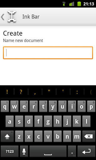 Ink Bar (Text Editor) screenshot 2