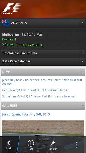 Formula 1 Mobile screenshot 1