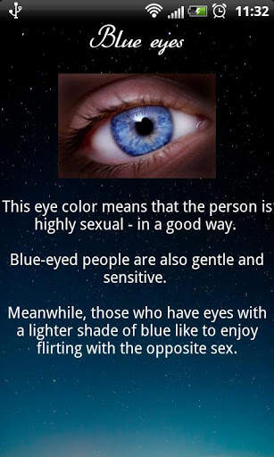 What does your eye color means 2 تصوير الشاشة
