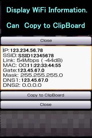 Display WiFi Information Tool screenshot 1