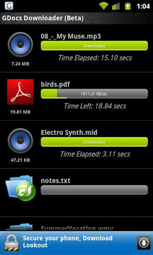GDrive Downloader screenshot 1