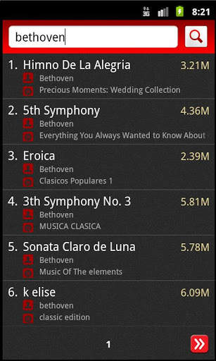 Mp3 Music download screenshot 1