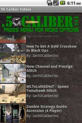 50 Caliber Videos screenshot 2