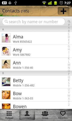 GO Contacts Graffiti Theme screenshot 3